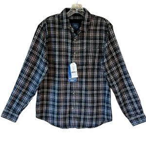 NEW Essex‎ Crossing Mens Lightweight Flannel Shirt